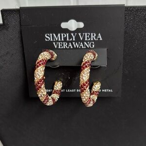 Simply Vera Vera Wang Spiral Hoop Earrings